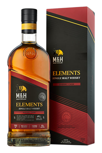 M AND H ELEMENTS DISTILLERY SINGLE MALT WHISKEY SHERRY AGED 750ML