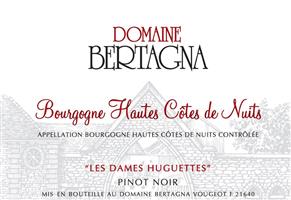 Domaine Bertagna Bourgogne Hautes Côtes de Nuits Les Dames Huguettes Pinot Noir