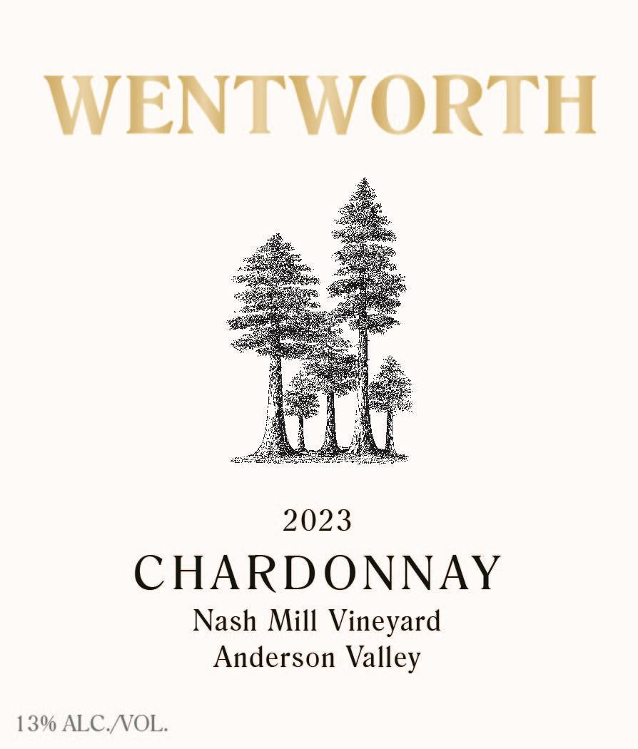 Wentworth Vineyard and Ranch Chardonnay Nash Mill Vineyard Anderson Valley