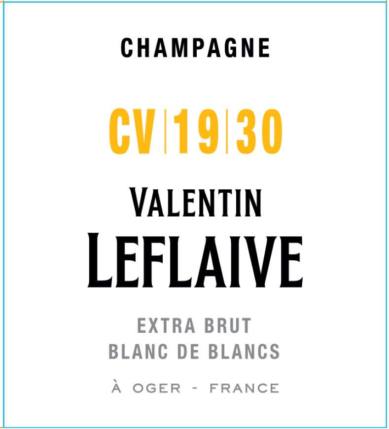 Champagne Valentin Leflaive Champagne Extra Brut Blanc De Blancs Signature CV |19|30