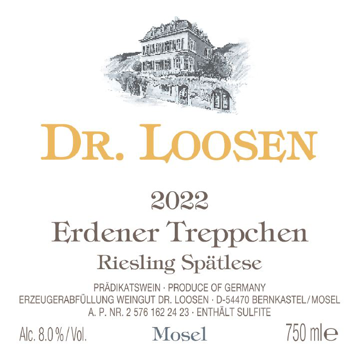 Dr. Loosen Mosel Riesling Erdener Treppchen Spätlese