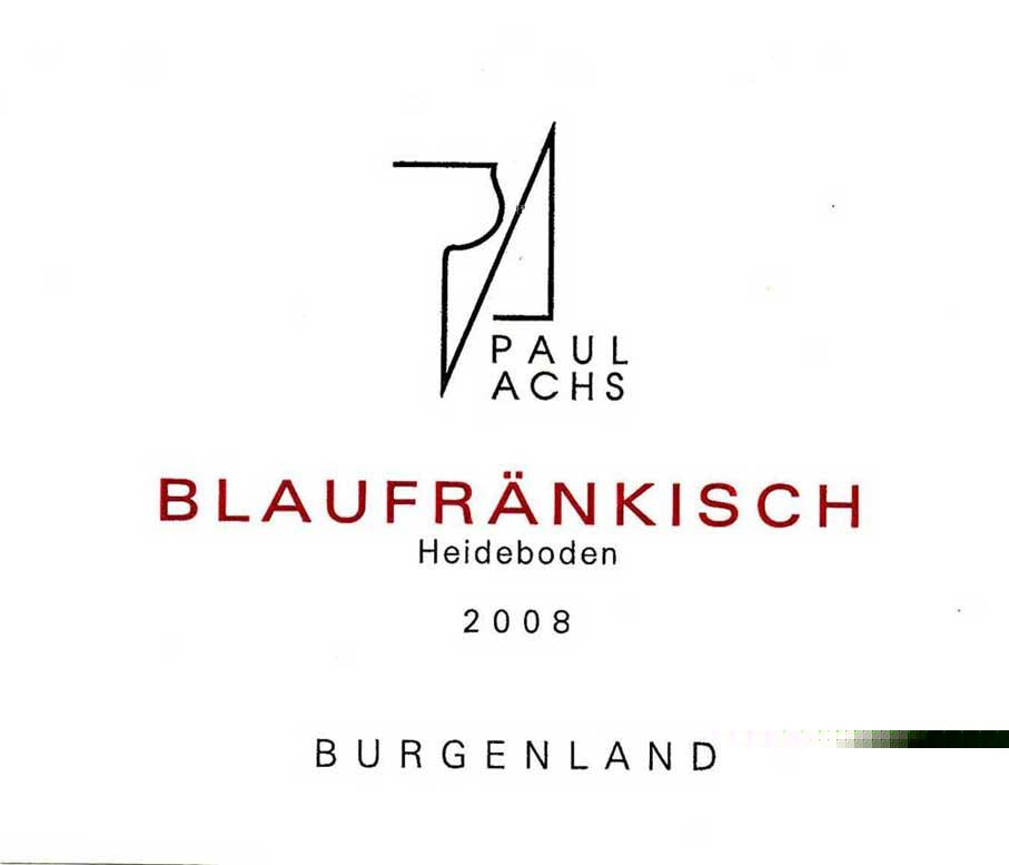 Paul Achs Burgenland Blaufränkisch Heideboden