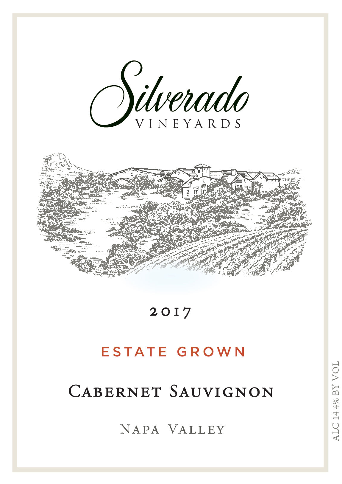 Silverado Vineyards Cabernet Sauvignon Estate Grown Napa Valley
