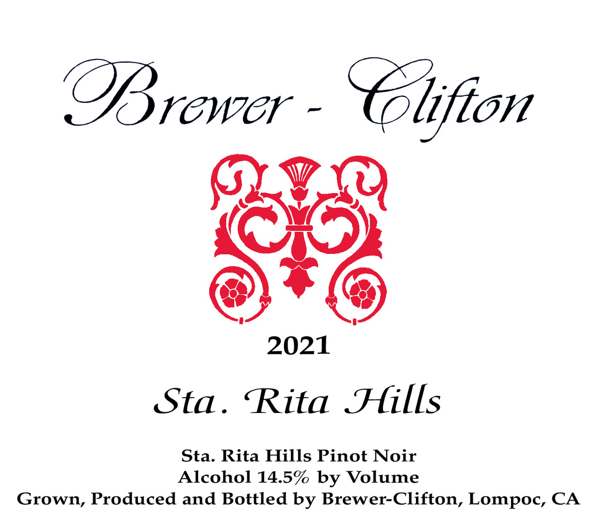 Brewer-Clifton Sta. Rita Hills Pinot Noir