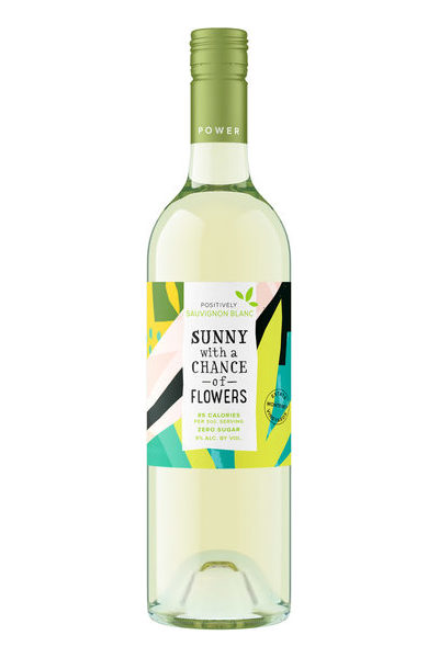 SUNNY W A CHANCE OF FLOWERS SAUV BLANC LOW CALORIE 750ML