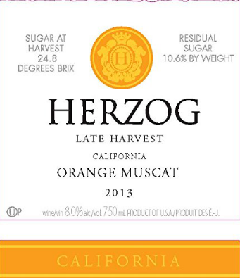 Herzog Late Harvest Orange Muscat