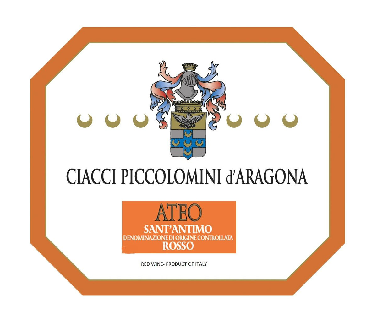 Ciacci Piccolomini d'Aragona Sant'Antimo Ateo Rosso