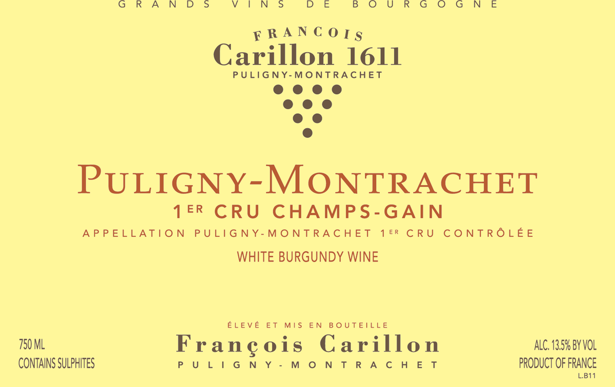 Francois Carillon Puligny-Montrachet 1er Cru Les Champs Gains