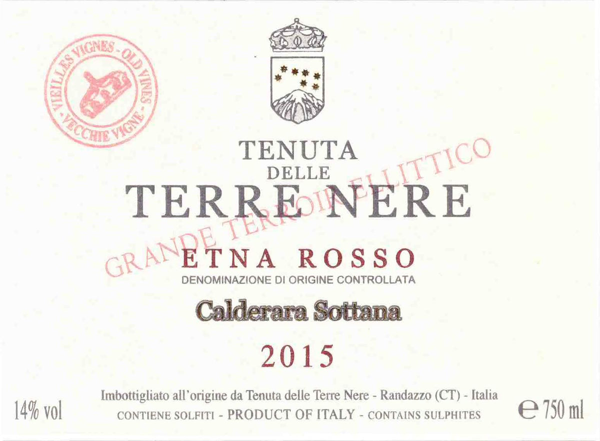 Tenuta delle Terre Nere Etna Rosso Calderara Sottana