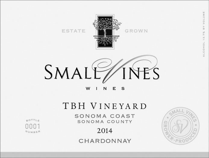 Small Vines Wines Chardonnay TBH Vineyard