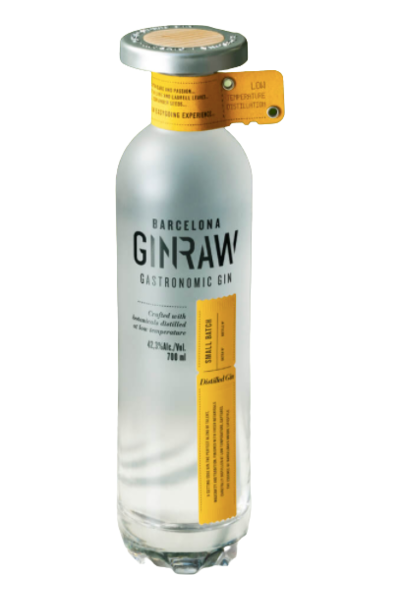 GINRAW GASTRONOMIC GIN BARCELONA SPAIN 750ML