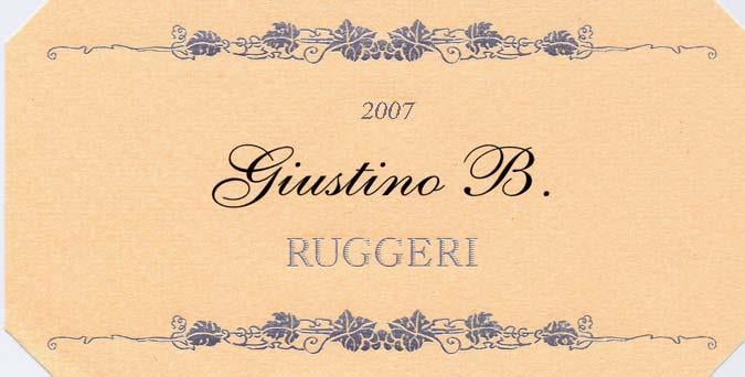 Ruggeri Prosecco di Valdobbiadene Giustino B. Extra Dry