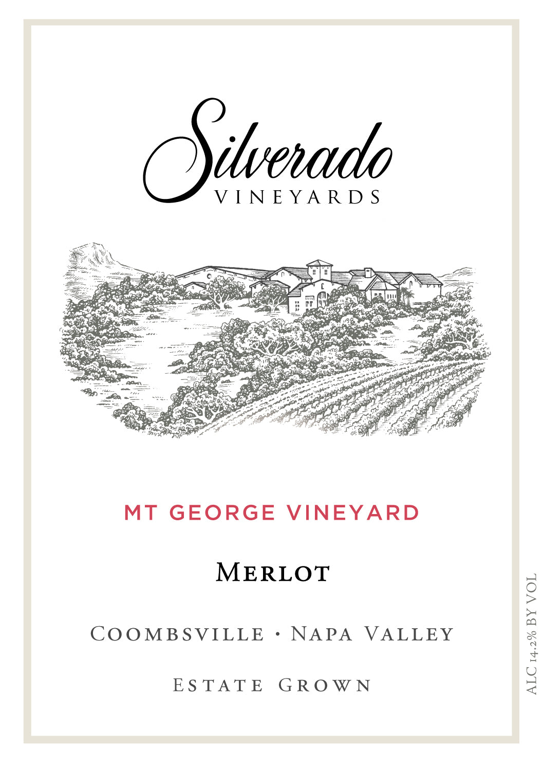 Silverado Vineyards Mt. George Vineyard Merlot