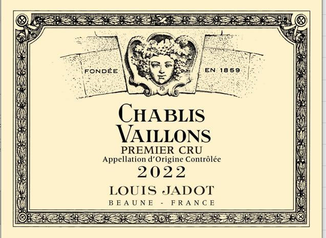 Maison Louis Jadot Chablis 1er Cru Vaillons