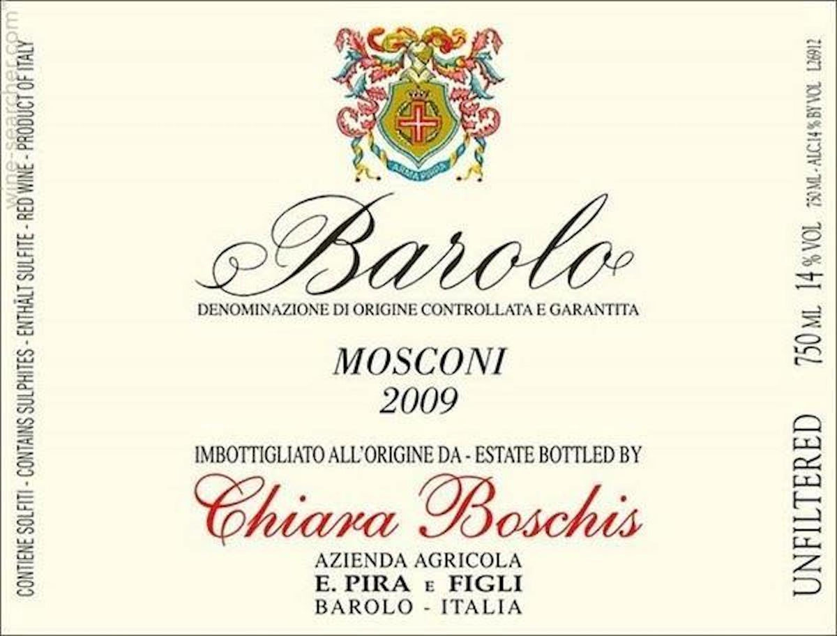 E. Pira & Figli Barolo Mosconi Chiara Boschis