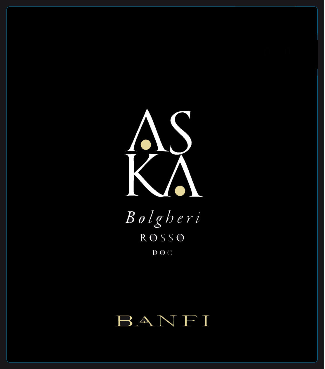 Banfi Piemonte Bolgheri Aska Rosso