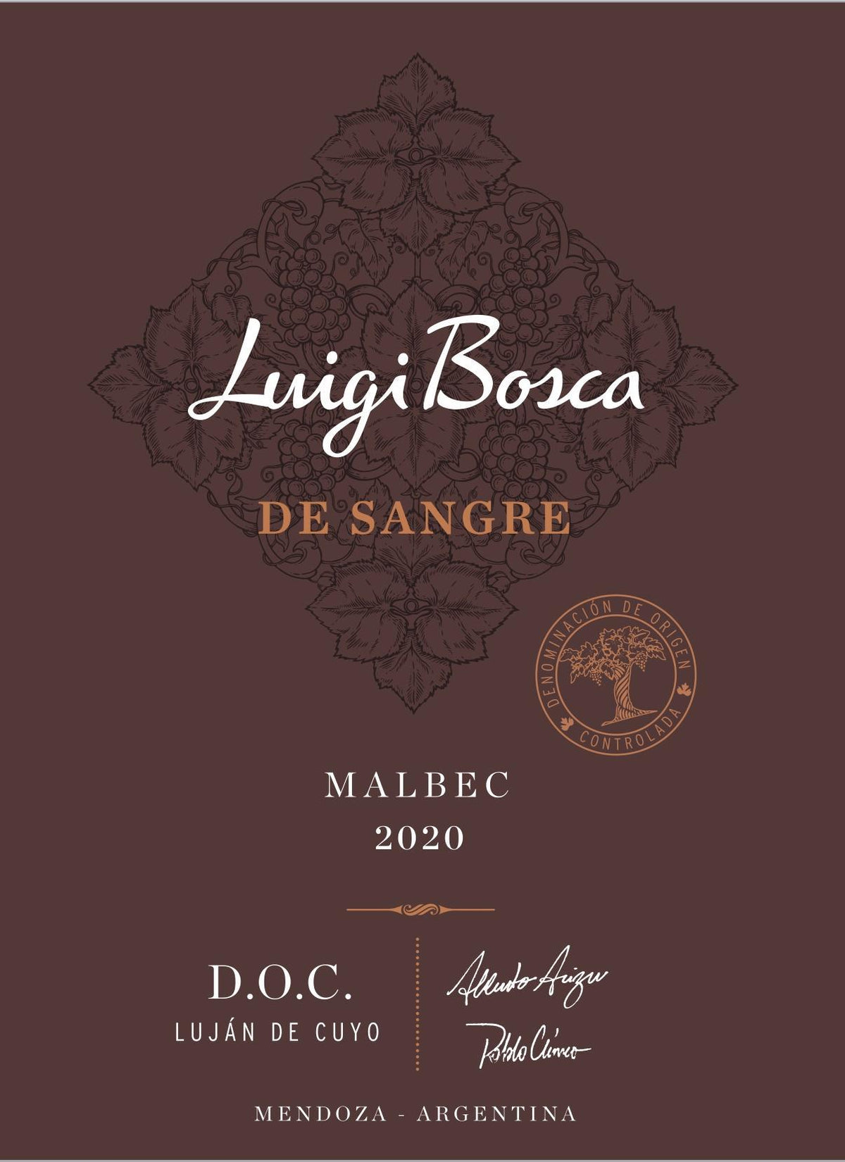 Luigi Bosca De Sangre Malbec