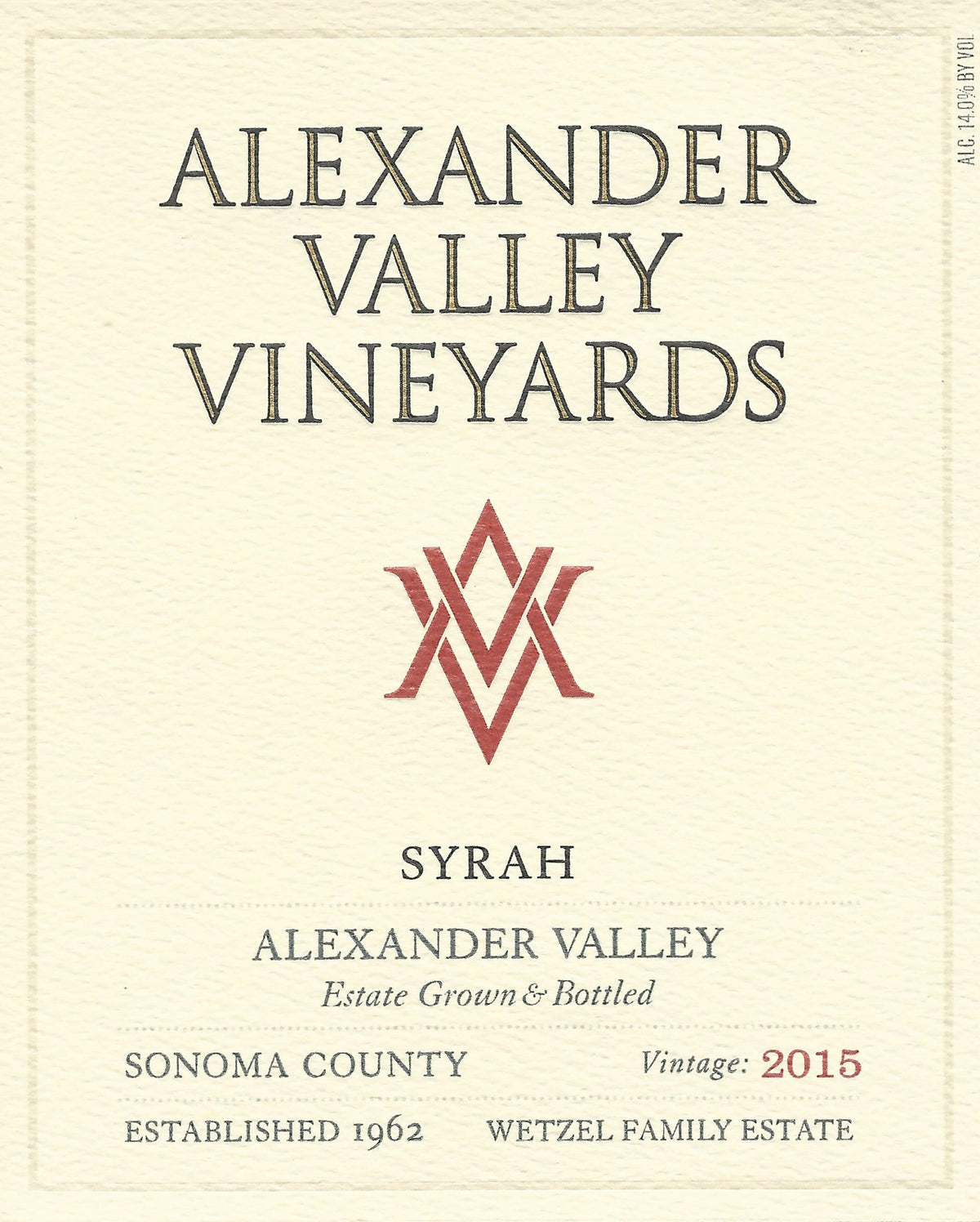 Alexander Valley Vineyards Syrah