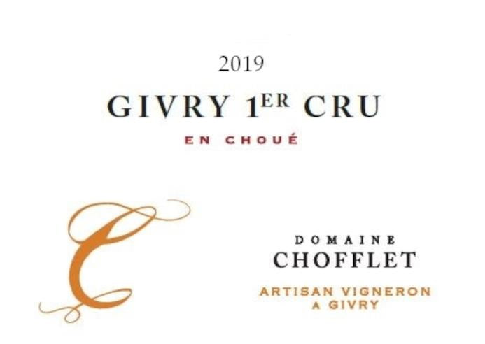 Domaine Chofflet-Valdenaire Givry 1er Cru En Choué Rouge