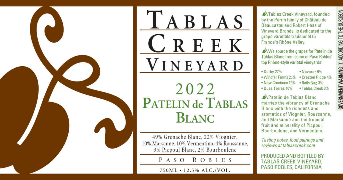 Tablas Creek Patelin de Tablas Blanc