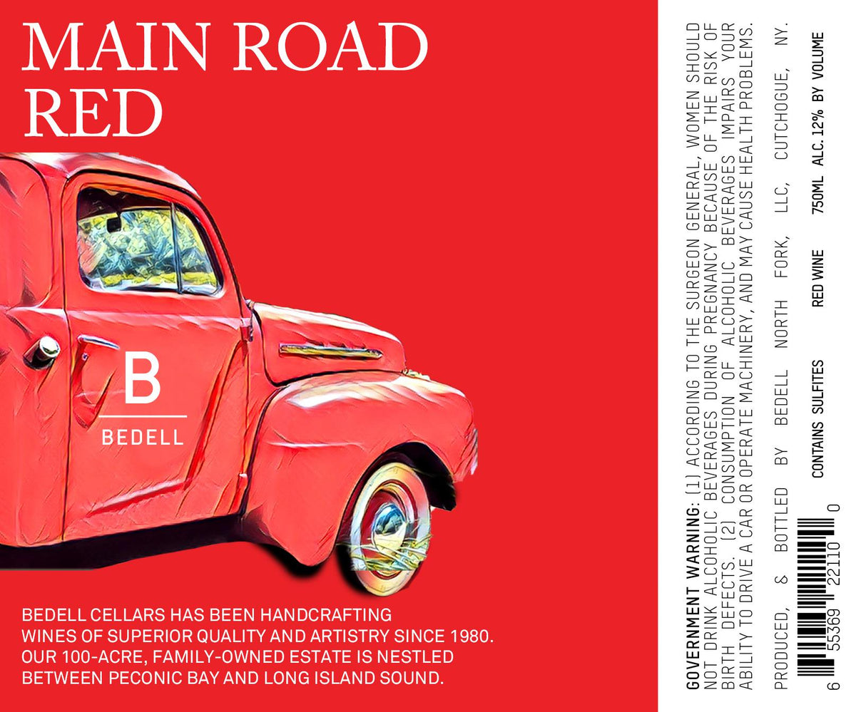 Bedell Cellars Main Road Red North Fork of Long Island