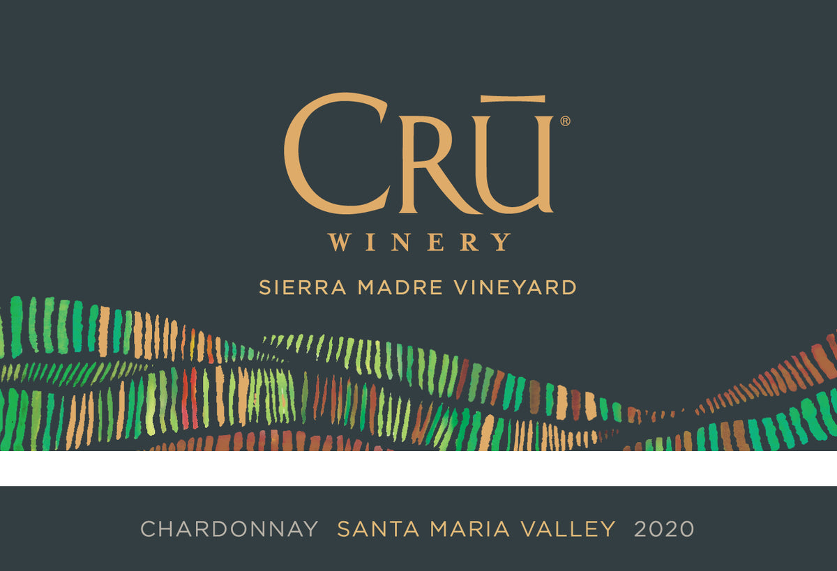 Cru Wine Company Chardonnay Sierra Madre Vineyard Santa Maria Valley