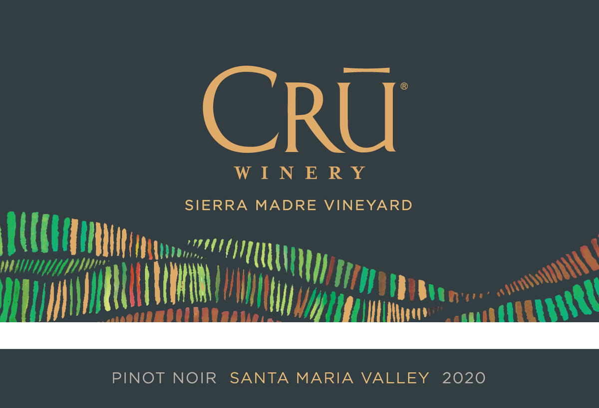 Cru Wine Company Pinot Noir Sierra Madre Vineyard Santa Maria Valley