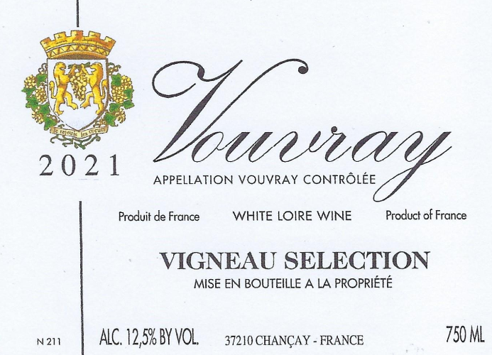 Domaine Vigneau-Chevreau Vigneau Sélection Vouvray