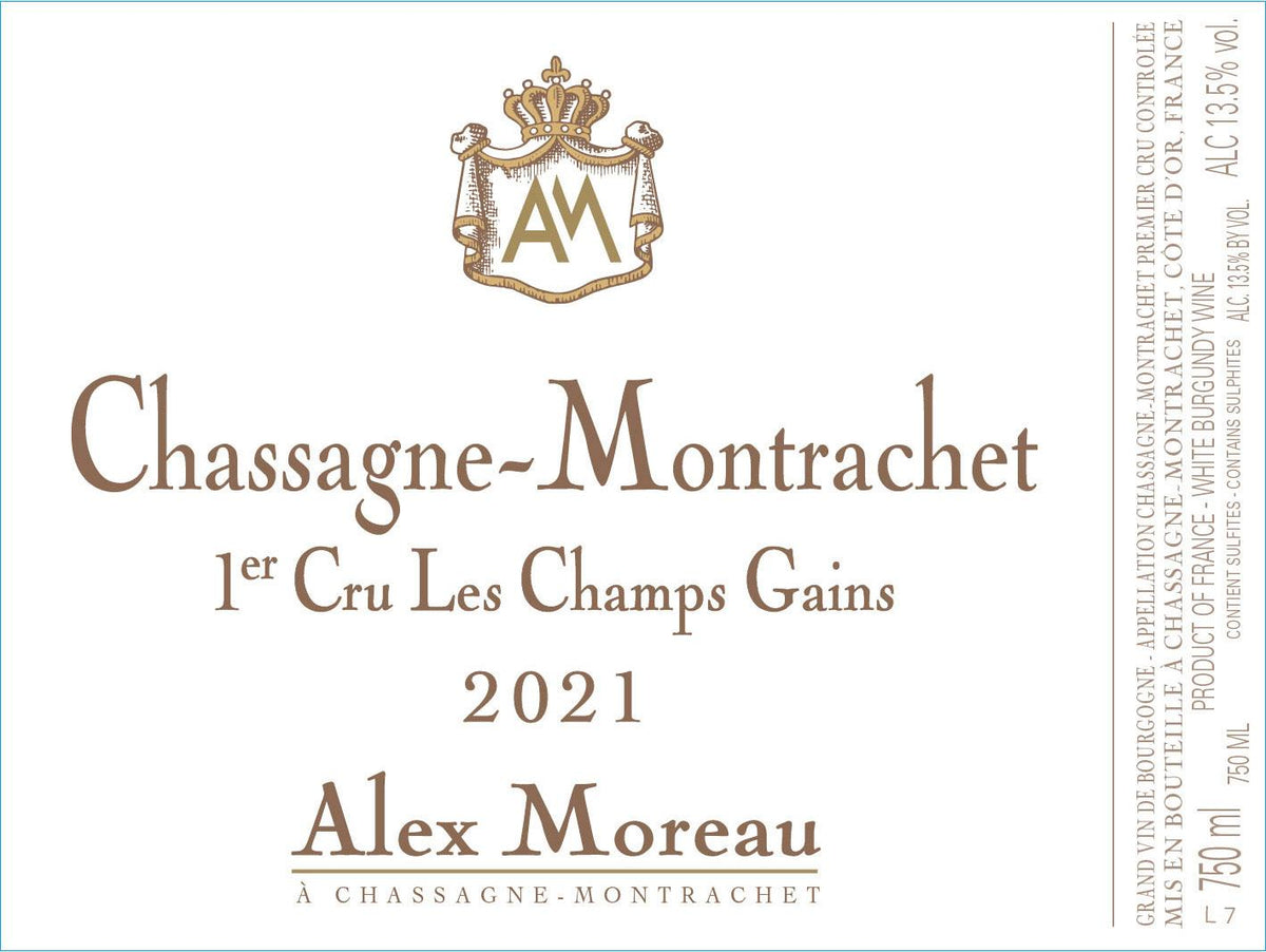 Alex Moreau Chassagne-Montrachet 1er Cru Les Champs Gains