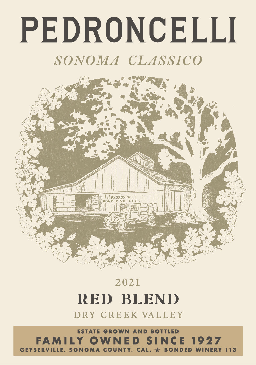 Pedroncelli Sonoma Classico Red Blend Dry Creek Valley