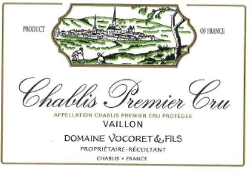 Domaine Vocoret & Fils Chablis 1er Cru Vaillons