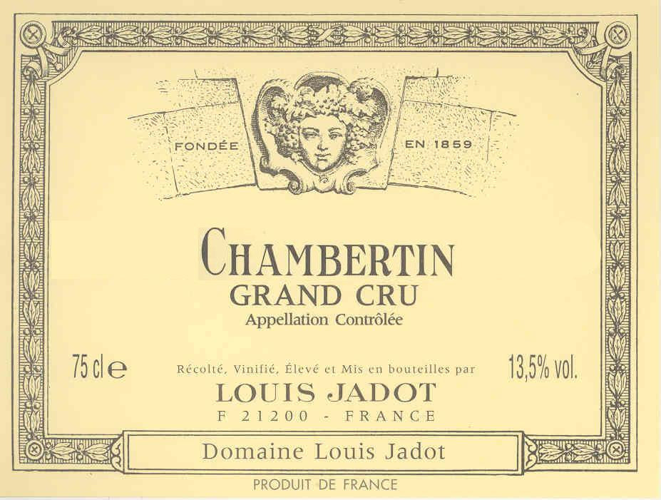 Louis Jadot Chambertin Grand Cru