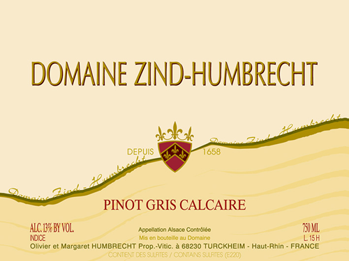 Domaine Zind-Humbrecht Pinot Gris Calcaire