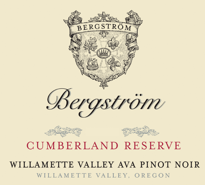 Bergstrom Cumberland Reserve Pinot Noir Willamette Valley