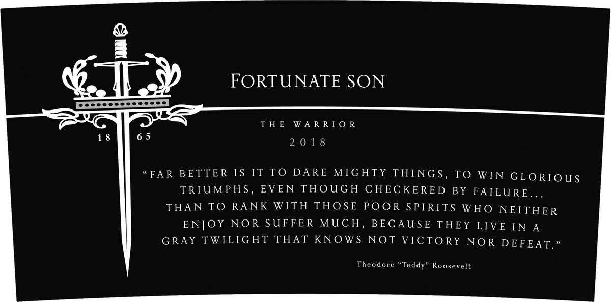 Fortunate Son Wines Cabernet Sauvignon The Warrior Napa Valley
