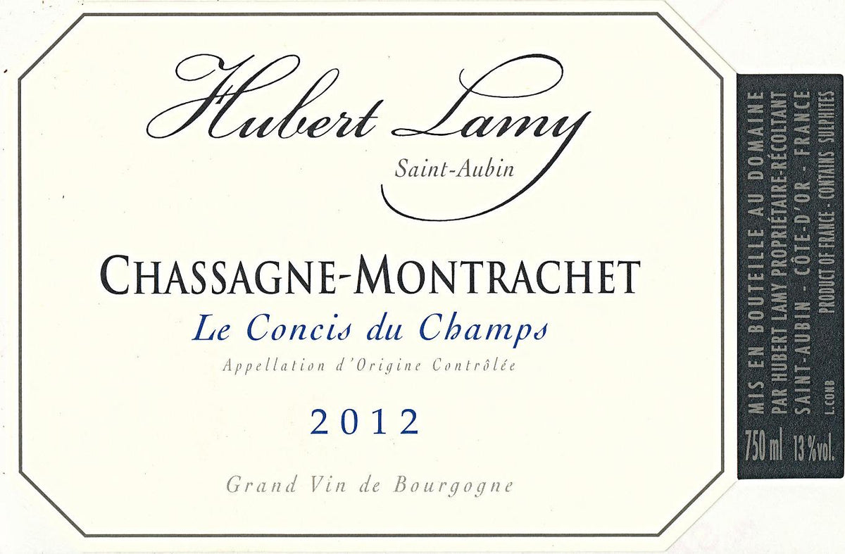 Domaine Hubert Lamy Chassagne-Montrachet Le Concis du Champs