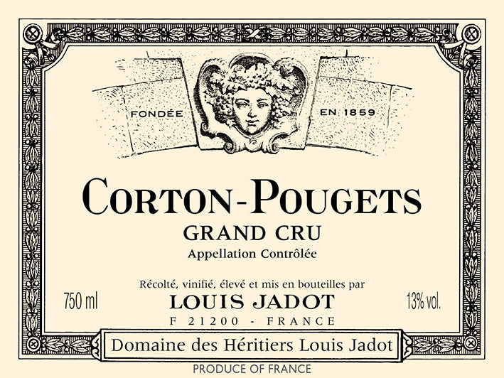 Louis Jadot Domaine des Heritiers Corton Pougets Grand Cru