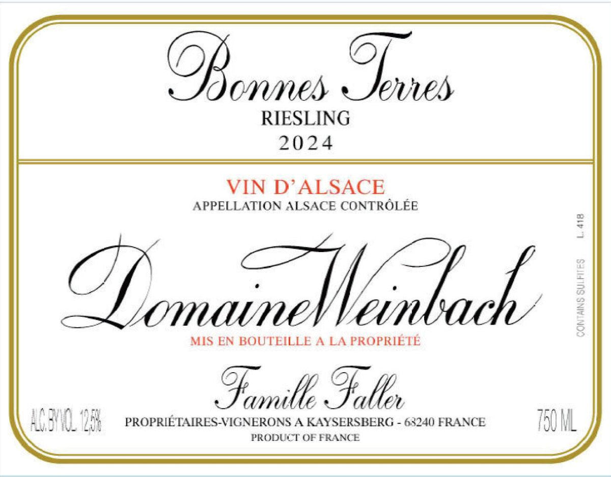 Domaine Weinbach Riesling Bonnes Terres