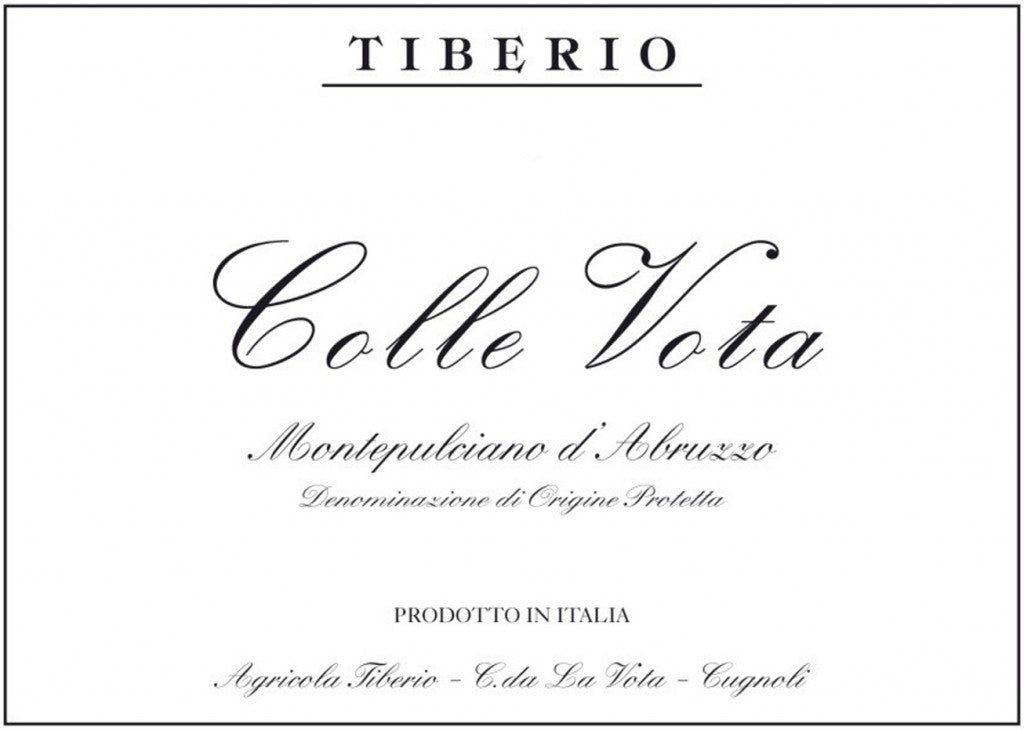 Tiberio Colle Vota Montepulciano d'Abruzzo