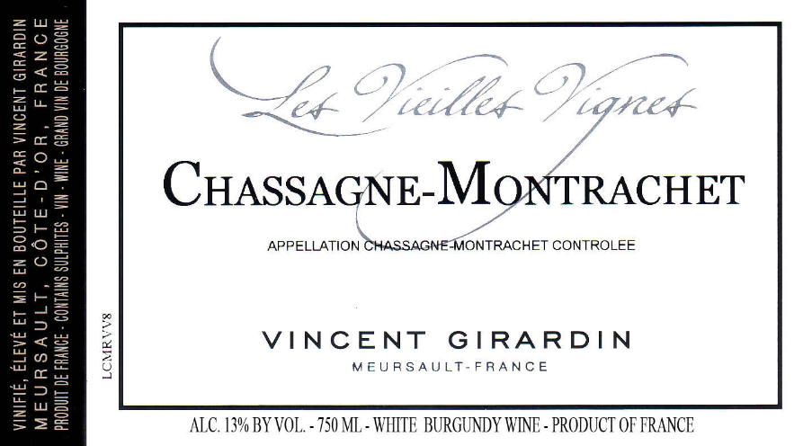 Maison Vincent Girardin Chassagne-Montrachet Les Vieilles Vignes Blanc
