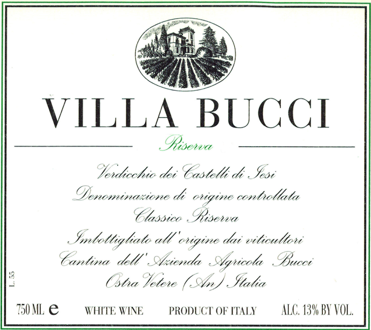 Villa Bucci Verdicchio dei Castelli di Jesi Classico Riserva