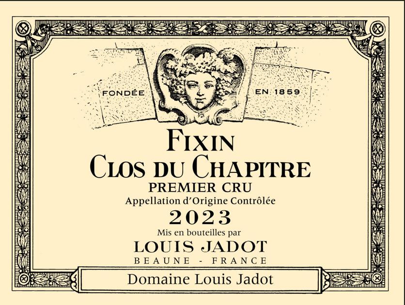 Maison Louis Jadot Fixin 1er Cru Clos Du Chapitre