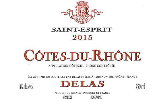 Delas Frères Côtes du Rhône Saint Esprit Rouge