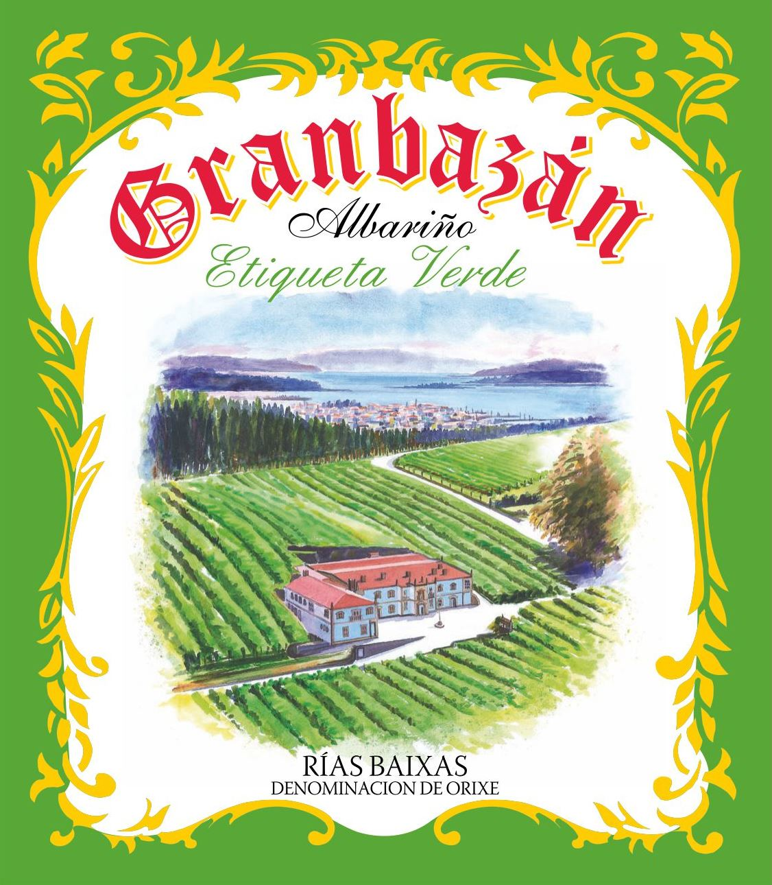 Granbazán Rías Baixas Albariño Etiqueta Verde