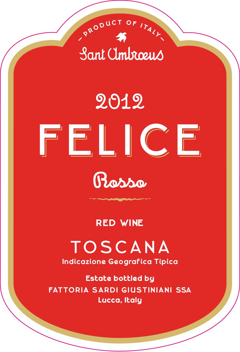 Fattoria Sardi Toscana Felice Sant Ambroeus Rosso