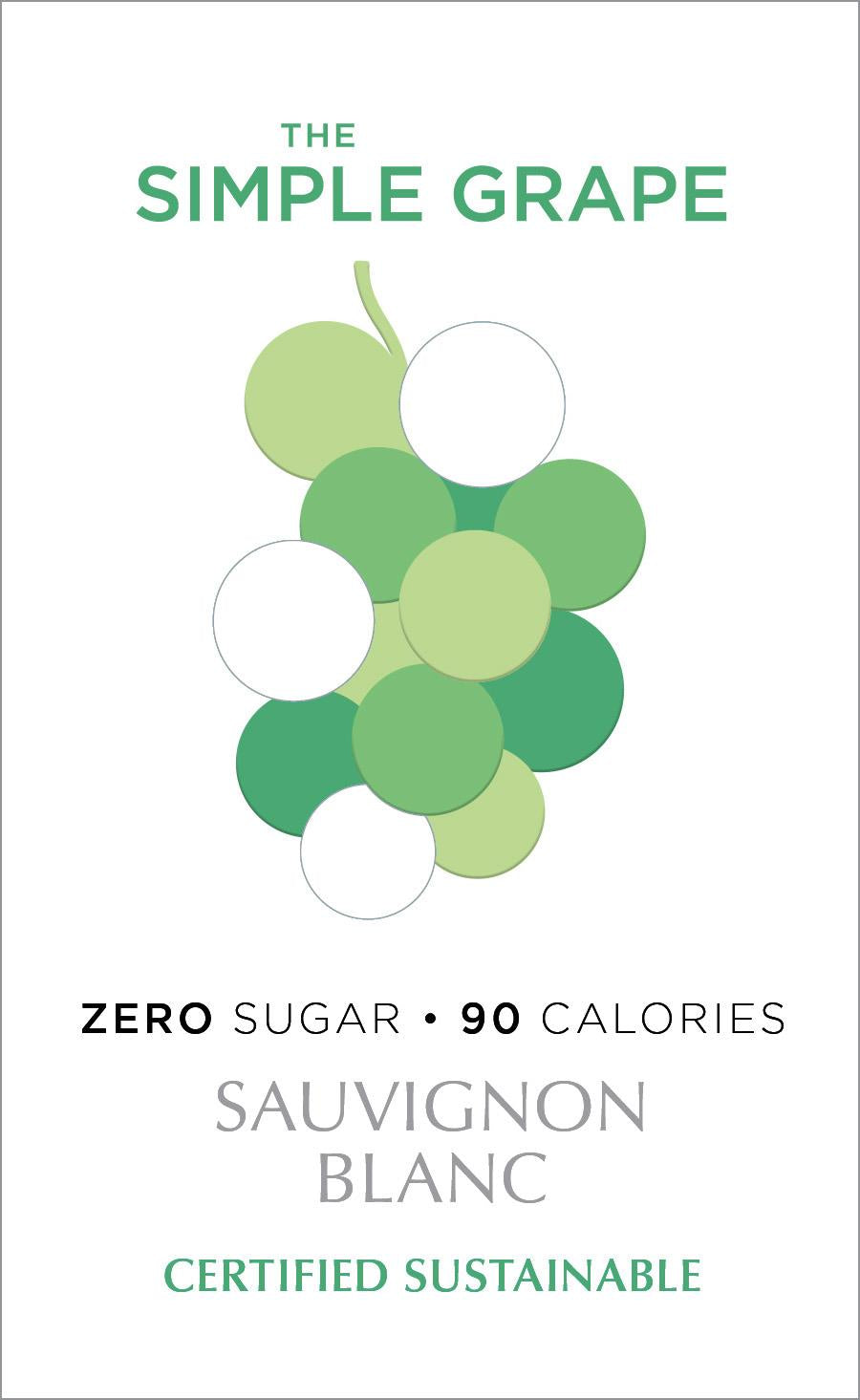 The Simple Grape Sauvignon Blanc Zero Sugar California