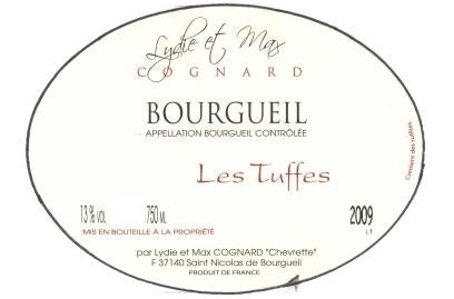 Domaine Lydie et Max Cognard Bourgeuil Les Tuffes