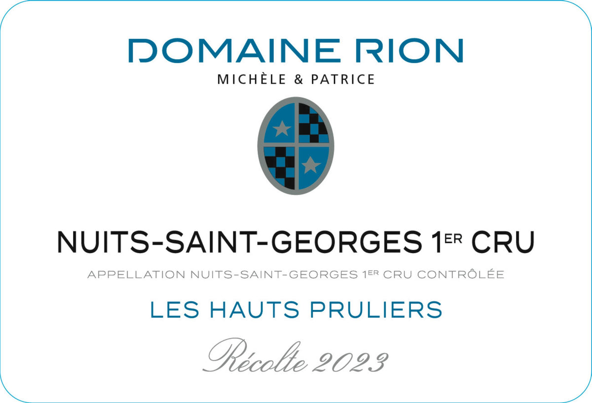 Domaine Michèle et Patrice Rion Nuits-Saint-Georges 1er Cru Les Hauts Pruliers