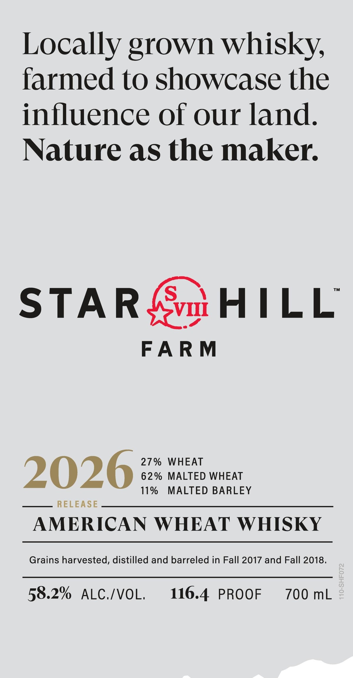 Maker's Mark 2026 Release Star Hill Farm American Wheat Whisky