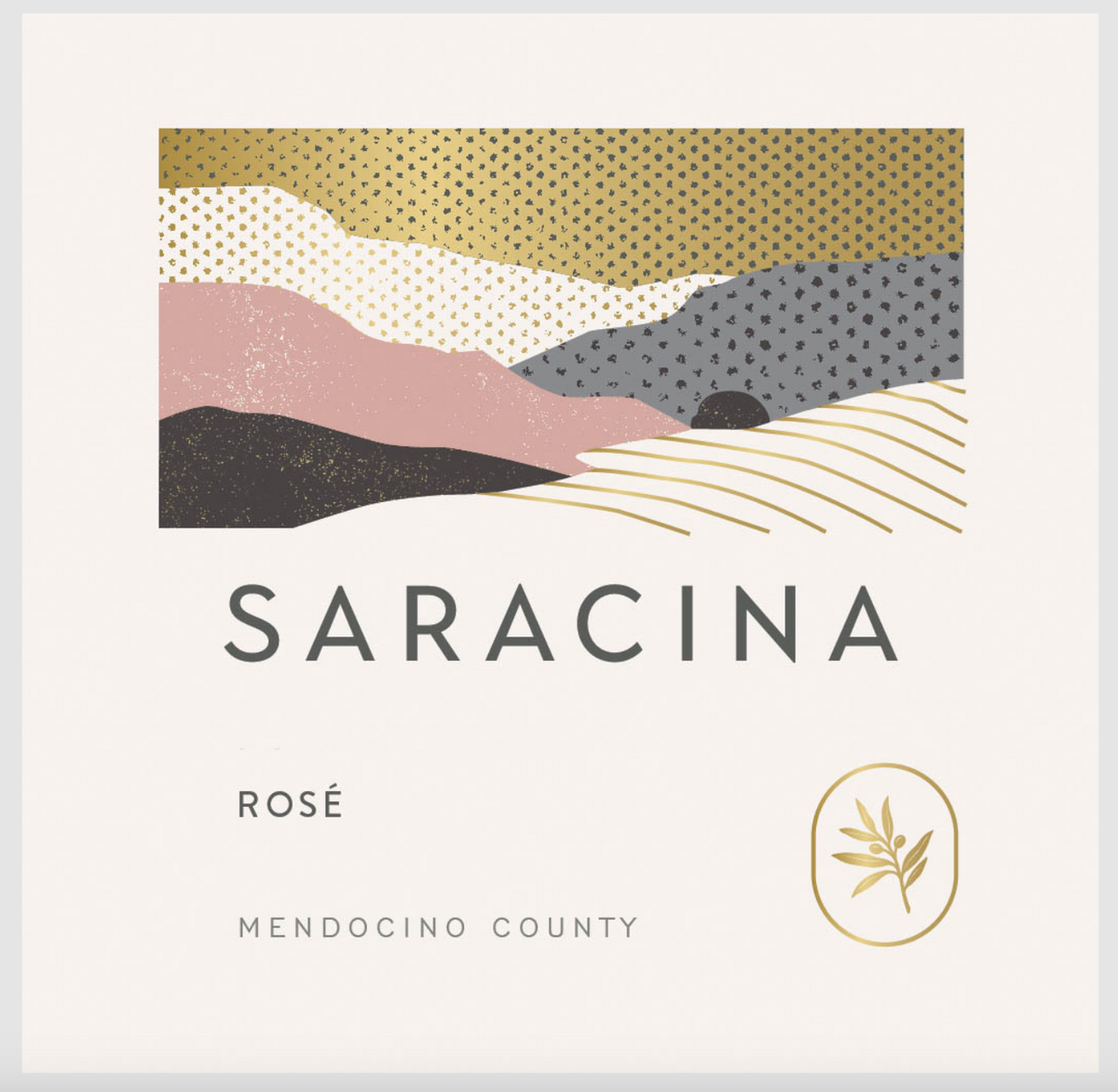 Saracina Grenache Rosé Lakeview Vineyard Mendocino County